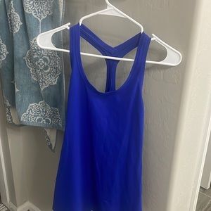 Blue lululemon tank top size 8